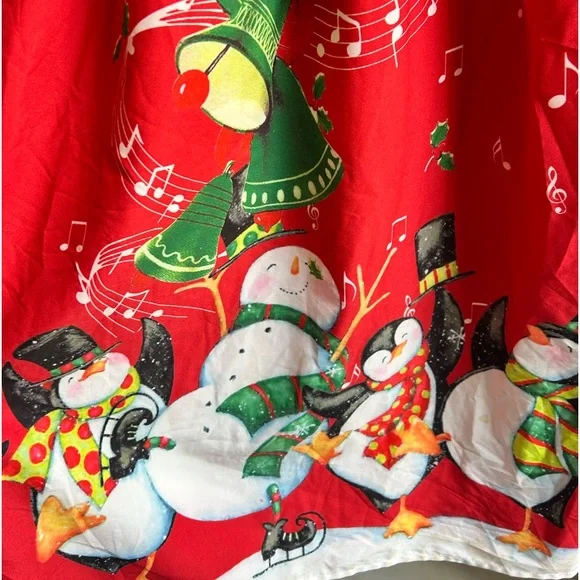 Holiday Christmas Vintage Style Dress - Picture 6 of 10